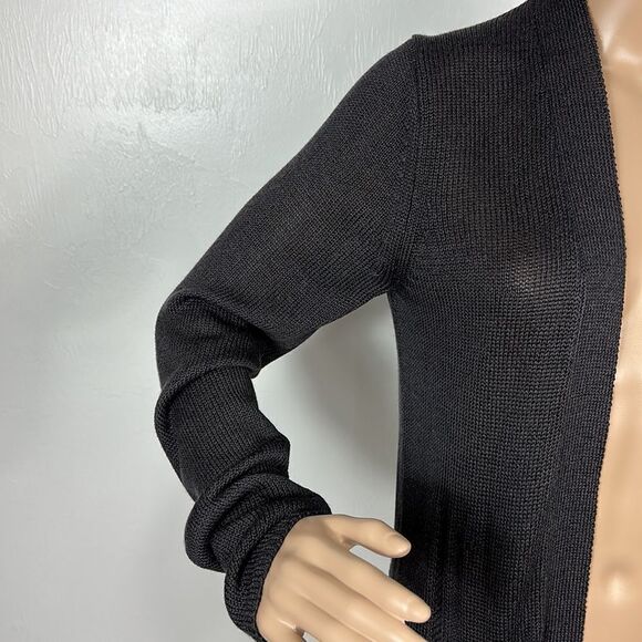 GAP Dark Gray Knit Cardigan Sweater Size L - Picture 2 of 10